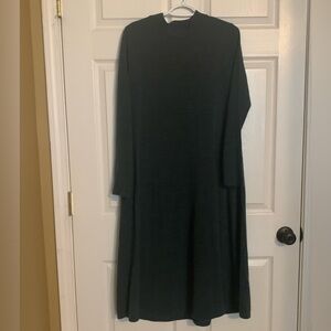 Green Sweater Dress